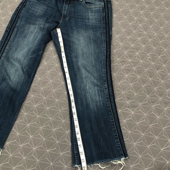 KUT from the Kloth Kelsey High Rise Ankle Flare Jeans sz 4 - Picture 4 of 7